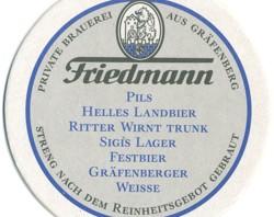 Brauerei Friedmann / Gräfenberg