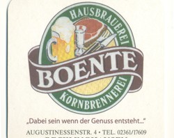 Hausbrauerei Boente / Recklinghausen