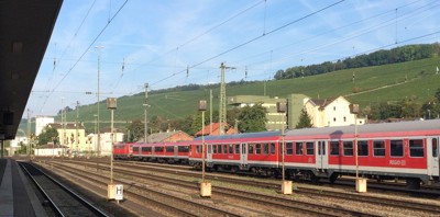 早朝のフランクフルト空港駅＝＝ドイツビール紀行２０１４（その２）＝＝