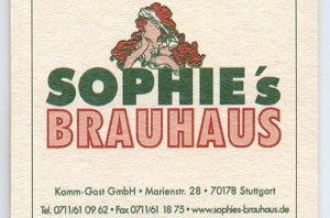 Sophie’s Brauhaus / Stuttgart