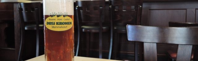 定点観測地で「おめでとう」ビール＝＝ドイツビール紀行２０１６（その３０）＝＝